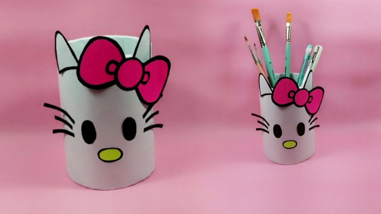 DIY pen stand | Paper pen stand | paper craft | #shorts