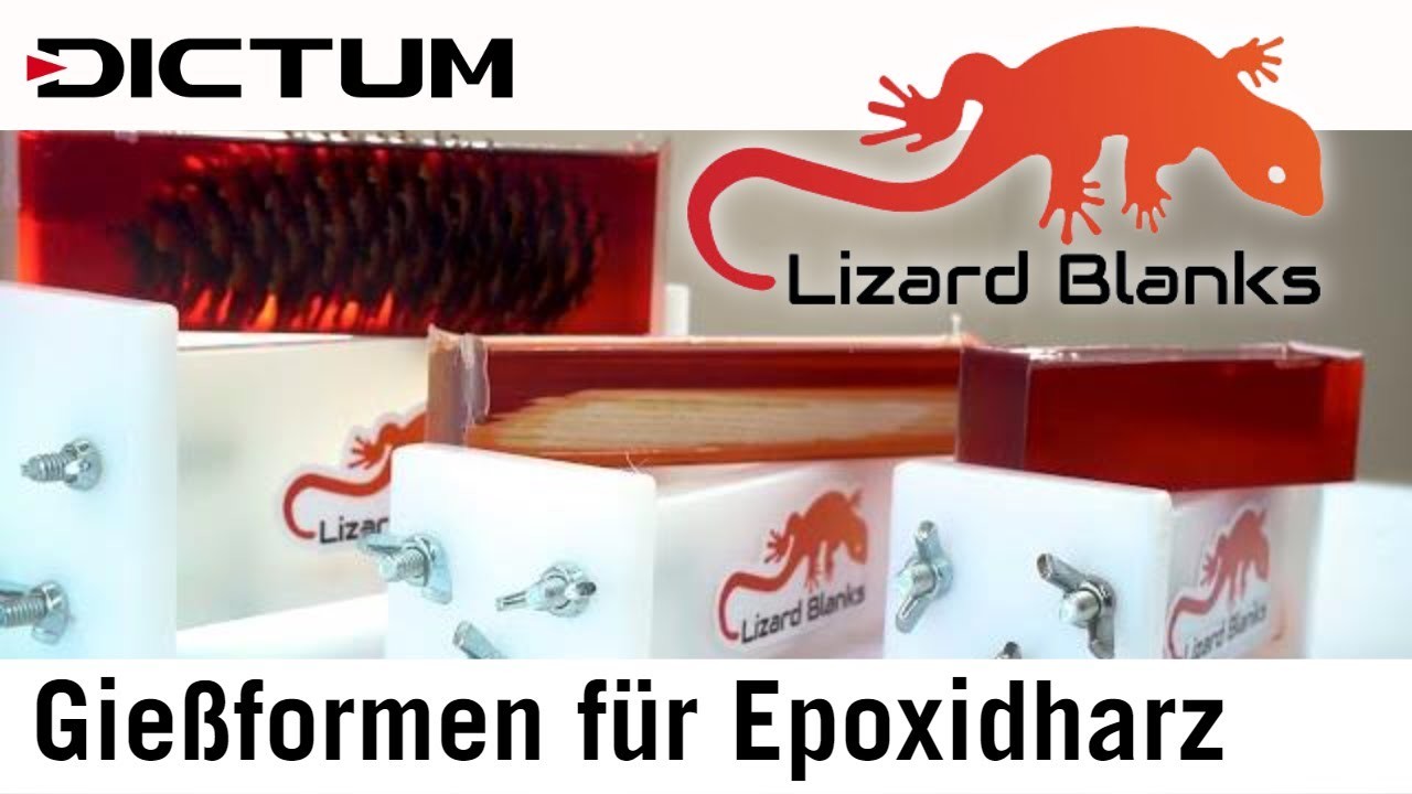 Lizard Blanks - Wiederverwendbare Gussformen für Epoxidharz