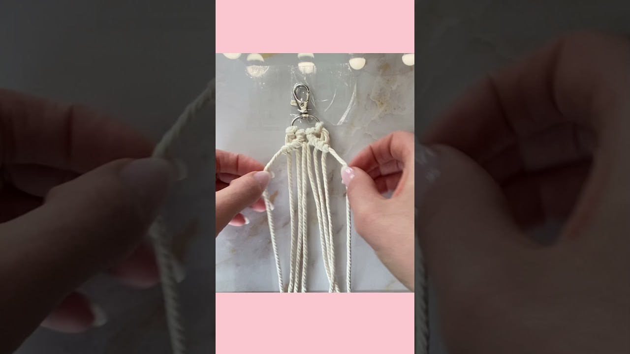 Makramee Schlüsselanhänger