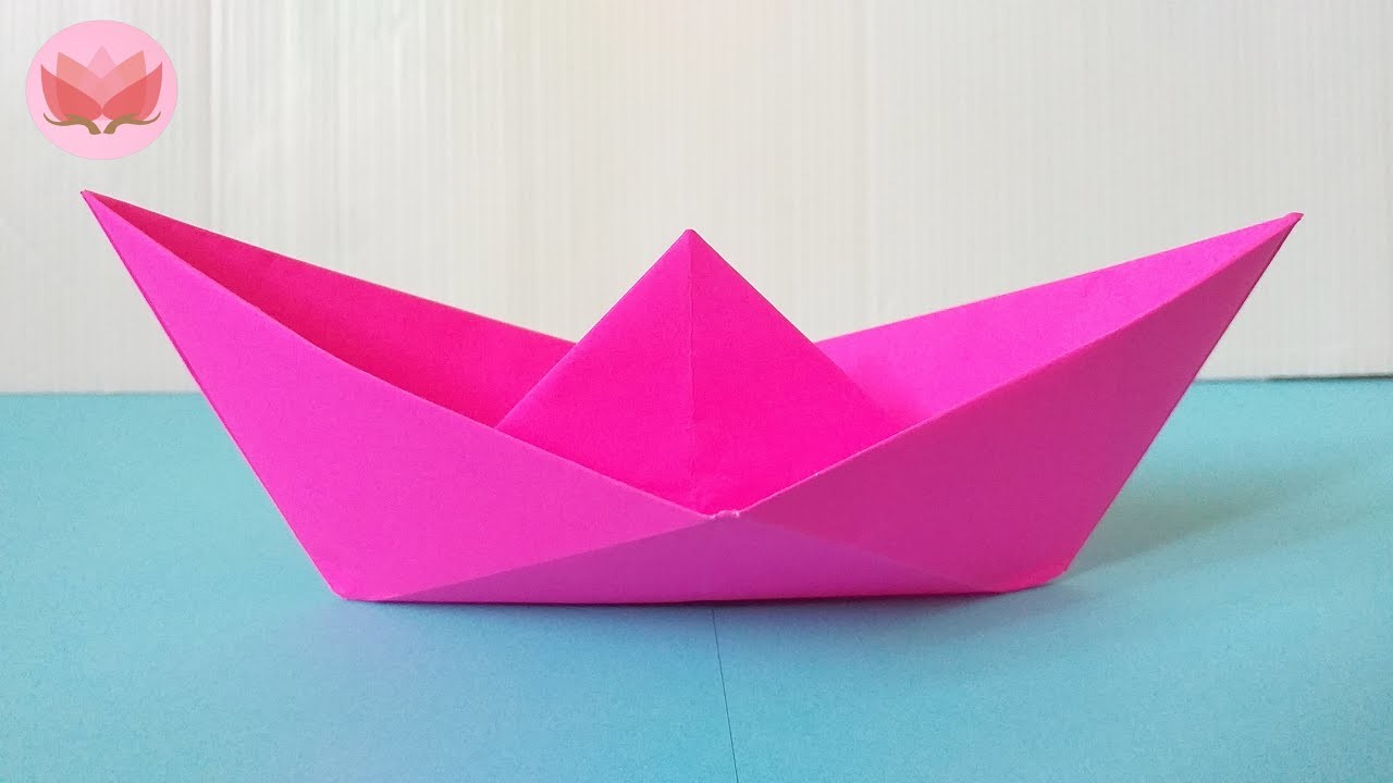 Paper boat origami | พับเรือกระดาษง่ายๆ | พับกระดาษa4 | Fareeda Handmade