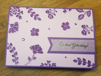 Schattentechnik mit Stempeln: eine schnelle Karte mit Wow