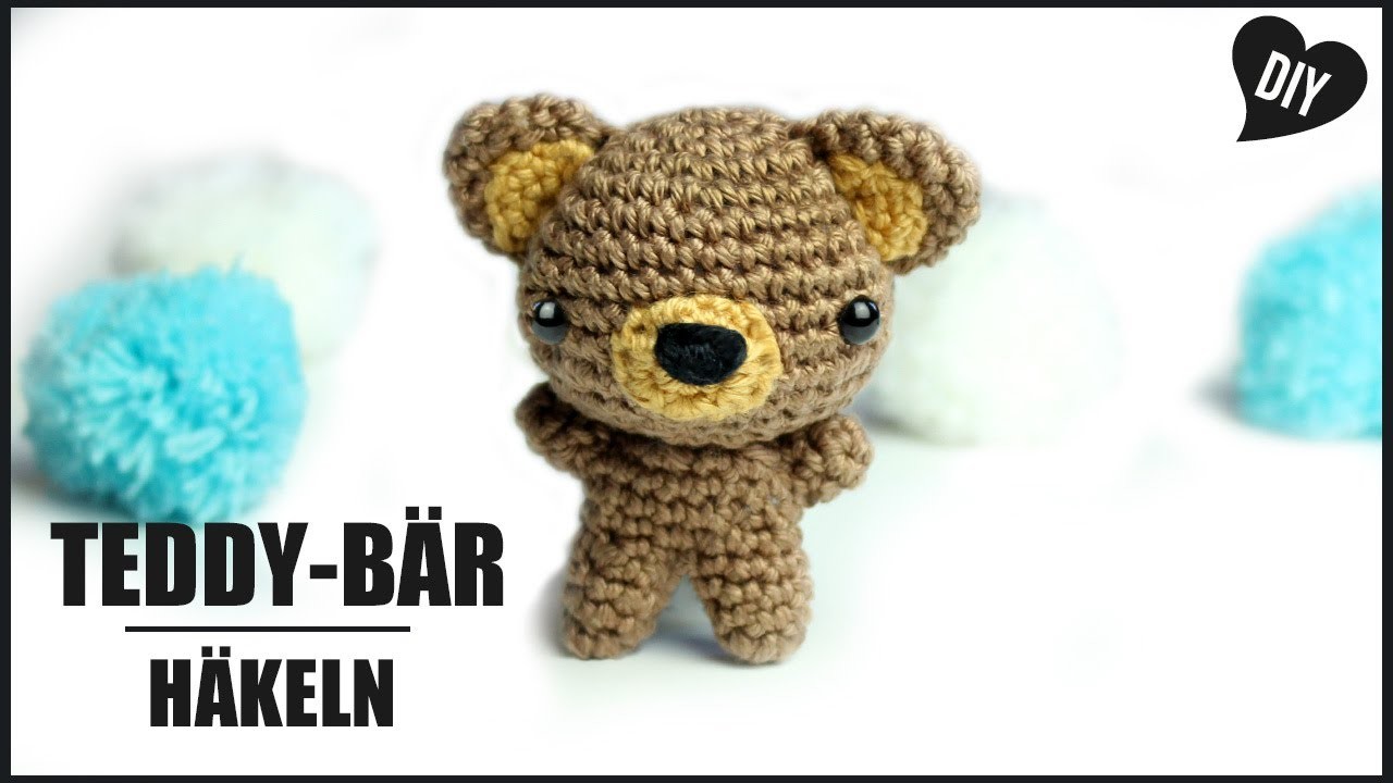 Teddy häkeln | Bär Häkelanleitung - DIY by Pfirsichteufel