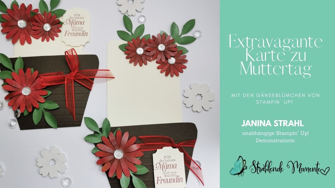 ???????????? Anleitung | extravagante Ziehkarte zu Muttertag ????????????