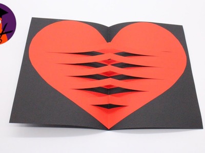Basteln mit Papier DIY Herzkarte für Muttertag, Valentinstag, Geburtstag & Hochzeit #wplus.tv
