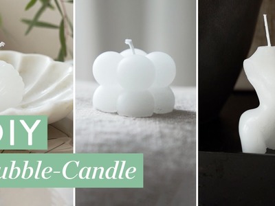 Bubble Candle DIY | Trend Kerzen selber machen!
