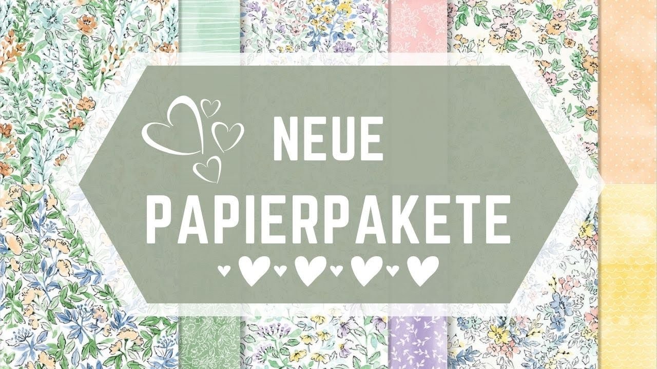 Neue Papierpakete | Von Hand gemalt | Schöne Natur | Einfach Elegant | Stampin' Up!