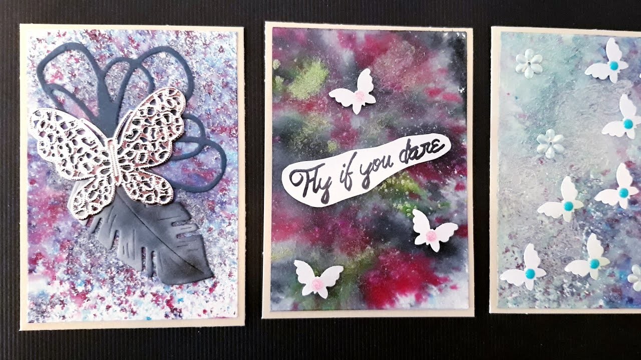 Nuvo Shimmer Powder ~ Karten Ideen ~ ATC ~ Bastel-Welt Schobes