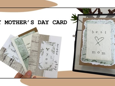 Quick mother's day DIY - DIY cards - Bastelanleitung