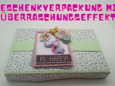 Tutorial - Geschenkverpackung mit Überraschungseffekt!!!????????