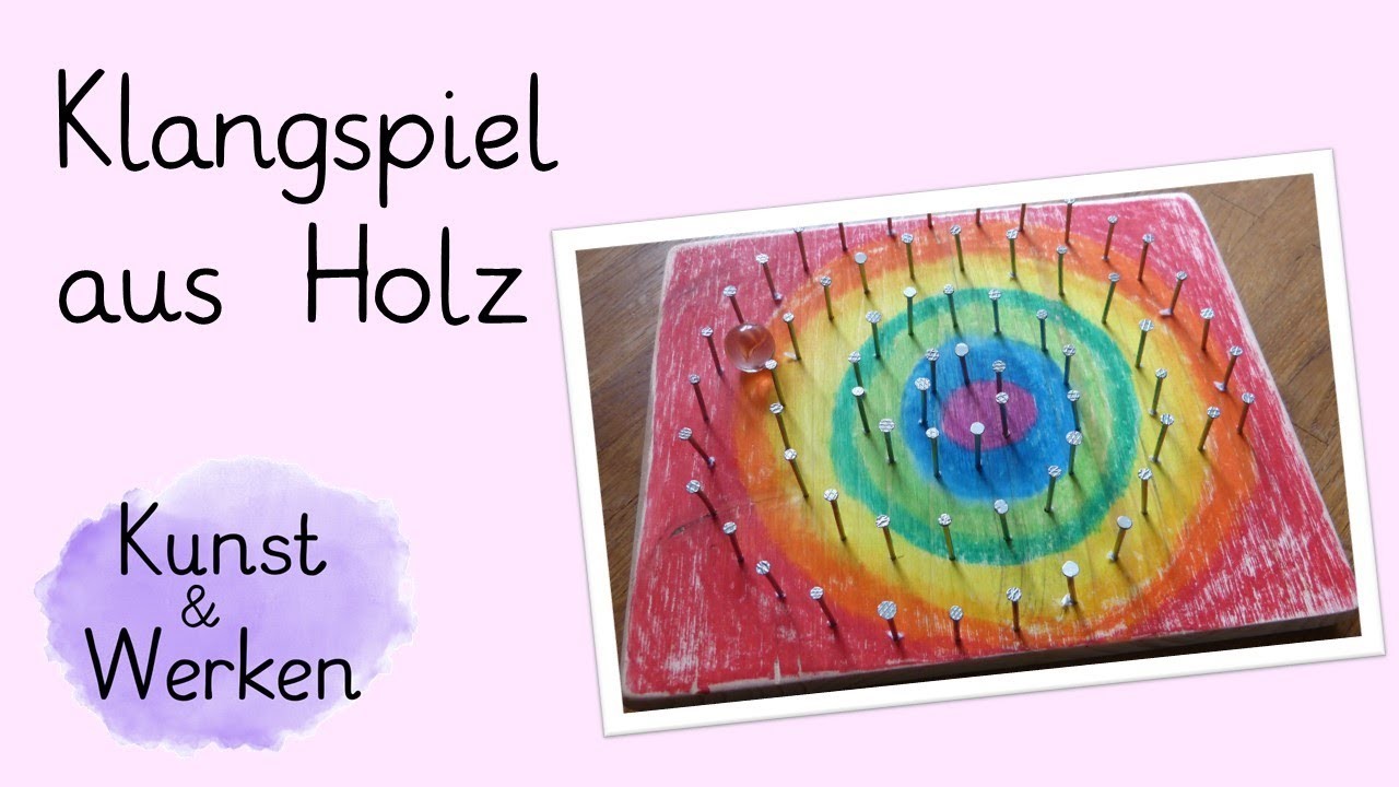 Werkunterricht: Klangspiel aus Holz bauen