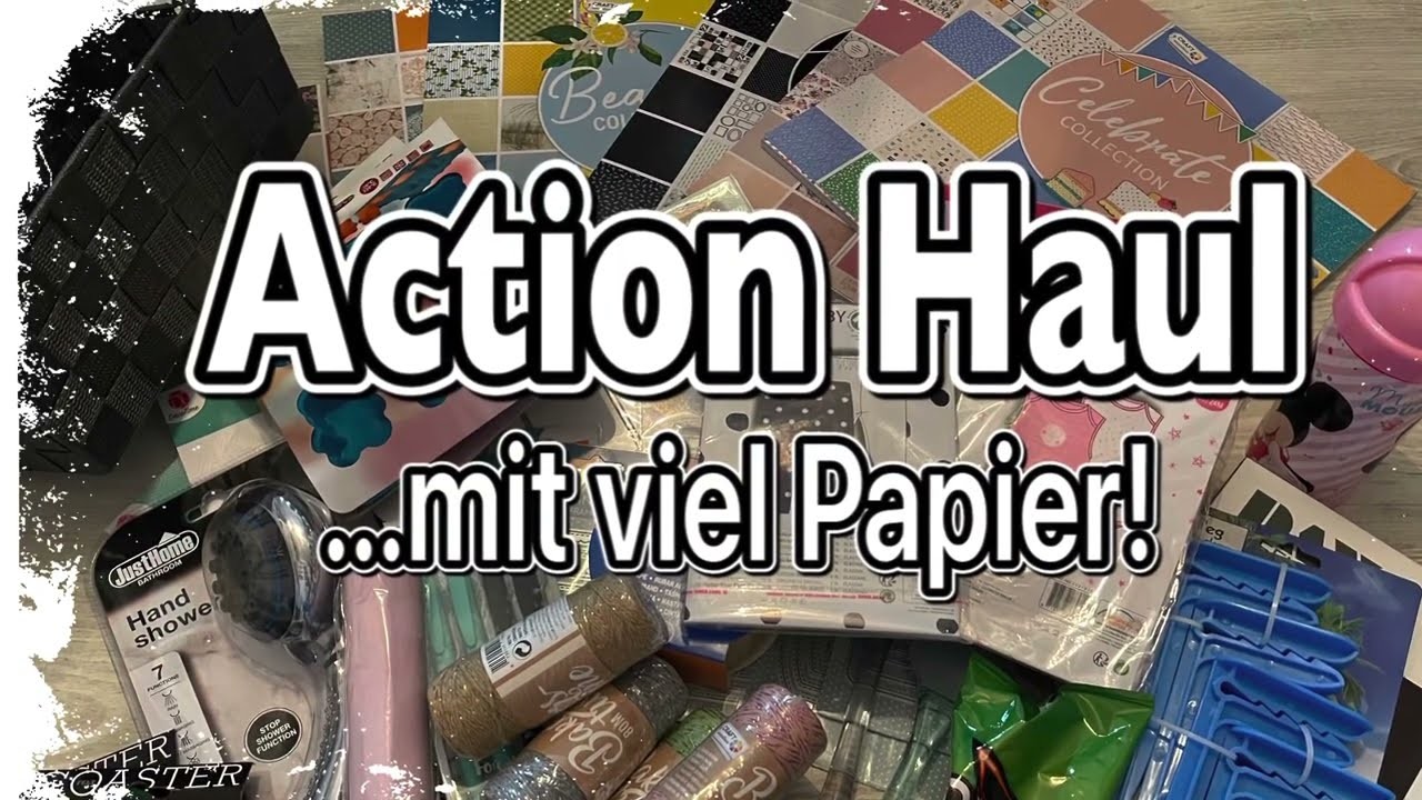 XL Action Haul (deutsch), Bastel Haul, Scrapbook basteln mit Papier, DIY