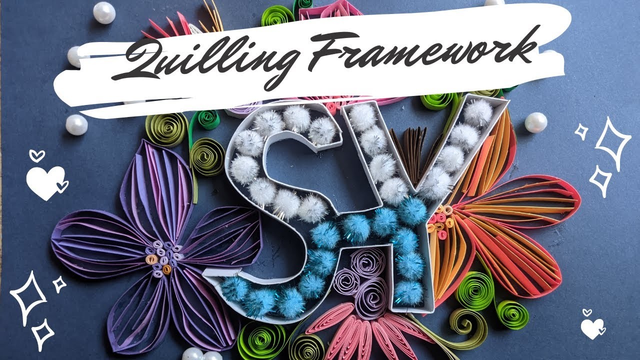 | YR | Alphabet quilling framework using quilling strips |