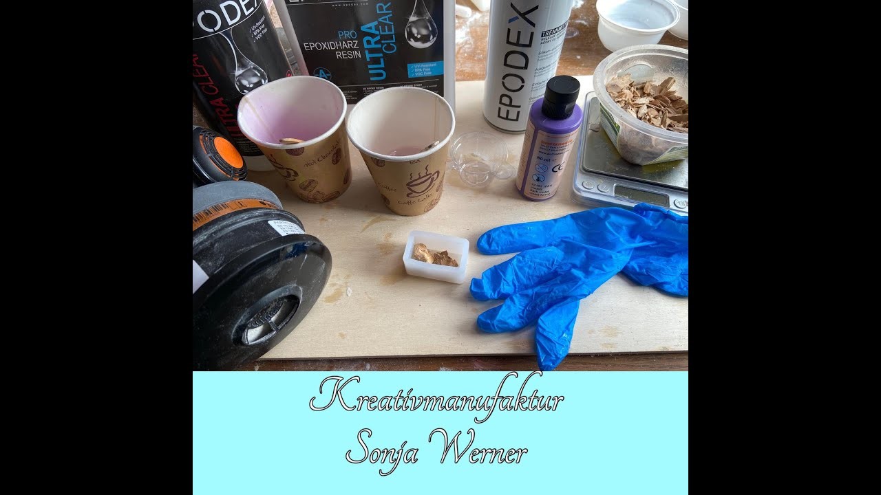 Acrylfarben und Epoxidharz - funktioniert das?
