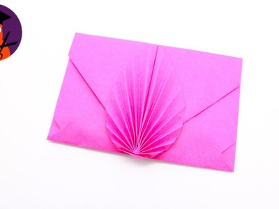 Basteln mit Papier Blüten Umschlag Kuvert für Muttertag, Geburtstag & Valentinstag #wplus.tv