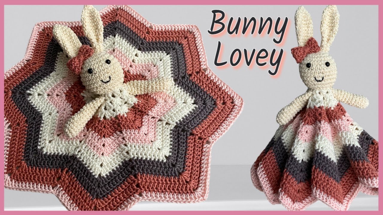 Crochet LOVEY for Babies ???? | ???? BUNNY Lovey Blanket Pattern
