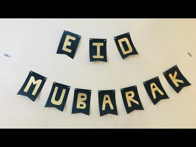 DIY eid banner