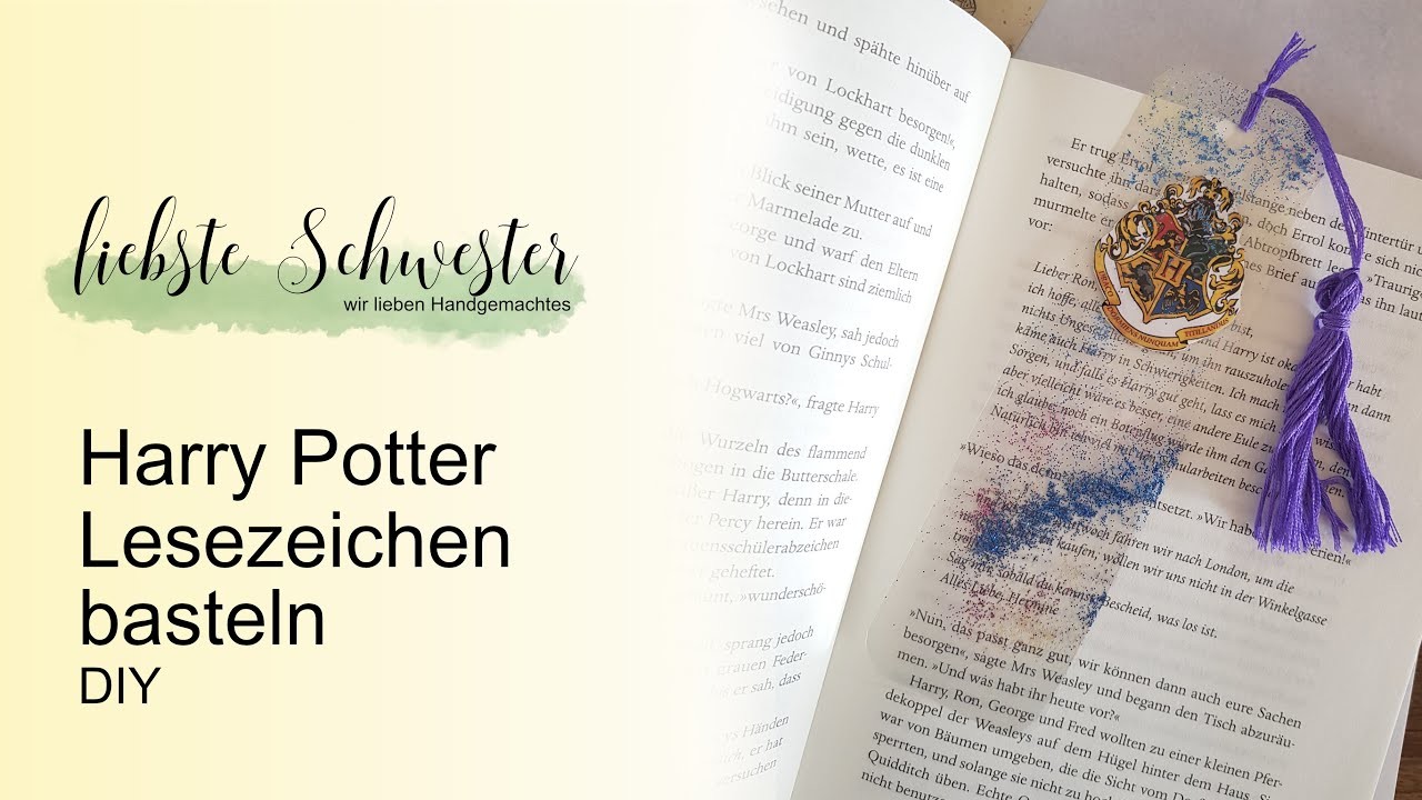 Harry Potter Lesezeichen - Diy - Bookmark