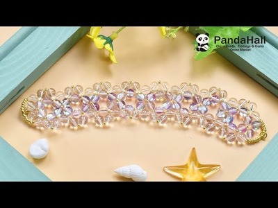【Pandahall DIY Tutorial】Mondsteinarmband.Moonstone bracelet