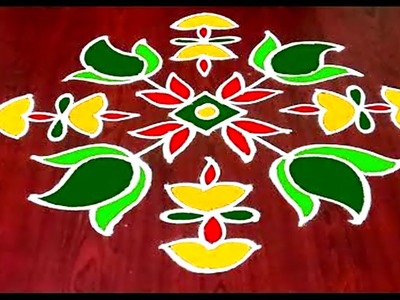 RANGOLI: ugadi rangoli designs | Ugadi muggulu | Telugu new year kolam designs | Ugadi kolam 2021