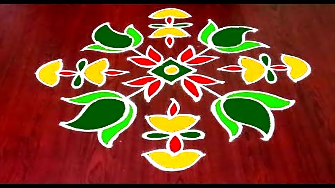 RANGOLI: ugadi rangoli designs | Ugadi muggulu | Telugu new year kolam designs | Ugadi kolam 2021