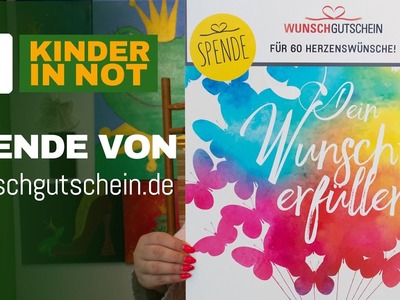 Spende von wunschgutschein.de. – Kinder in Not. Die Froschkönige helfen!