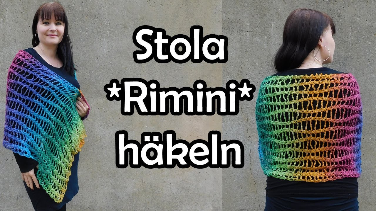 Stola *RIMINI* häkeln - Romy Fischer Häkelanleitung