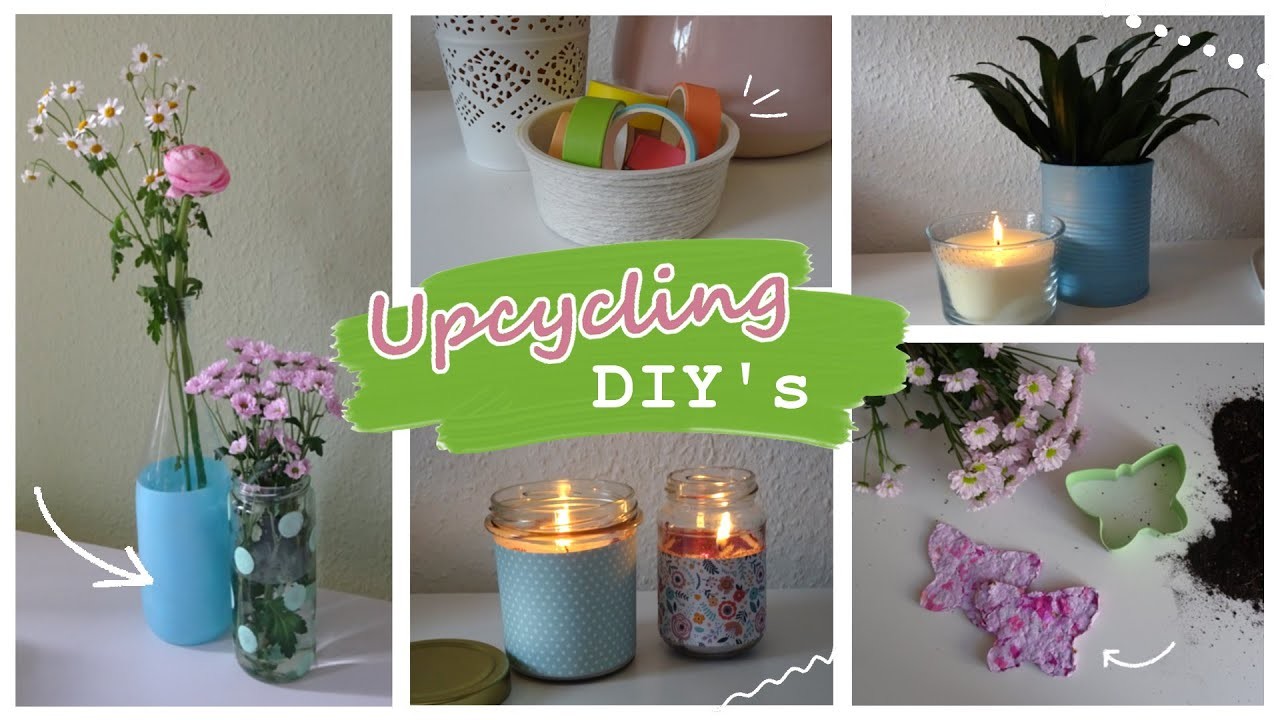 Upcycling DIY's | Basteln mit Müll | kreative DIY Ideen