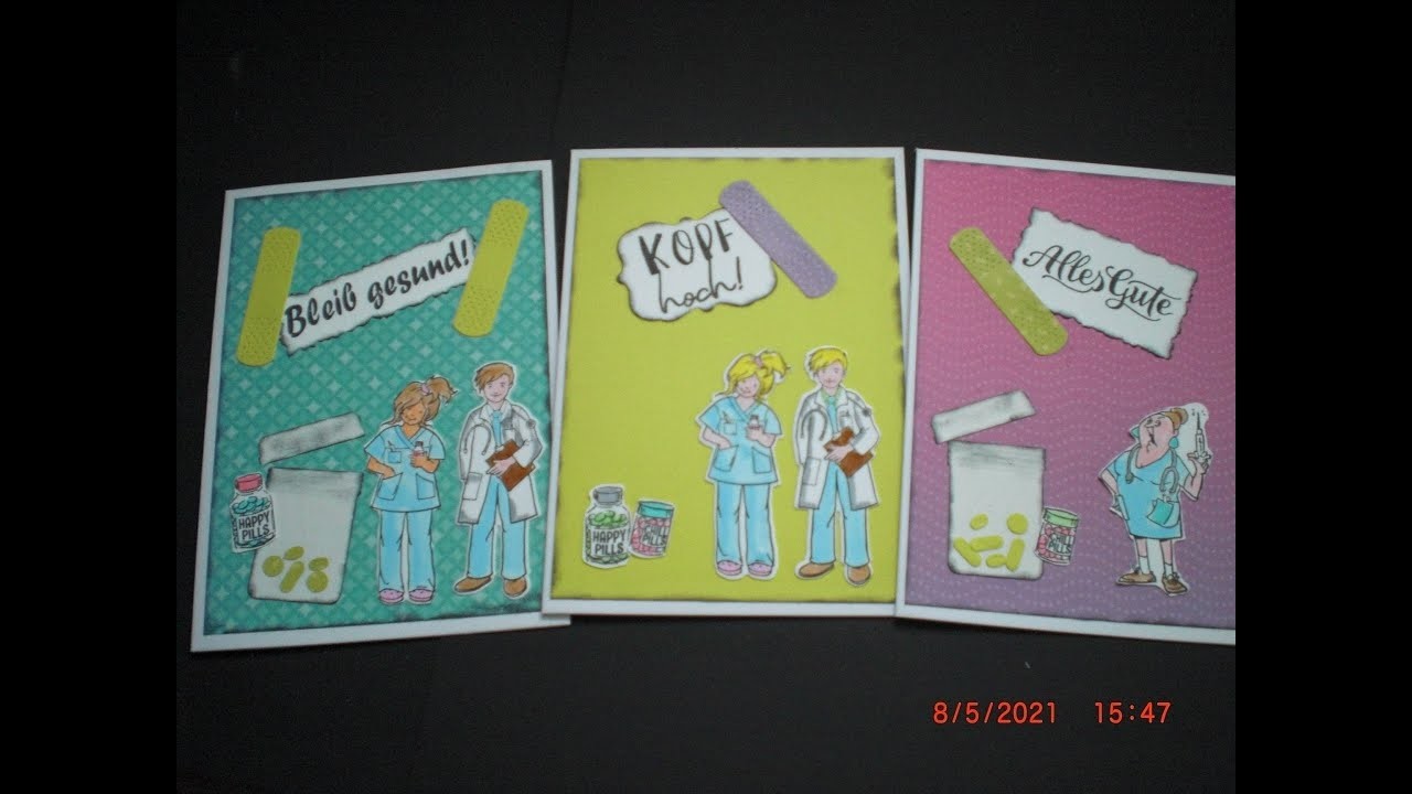 Denkt an Freunde - ein paar tolle Karten zur Genesung und bleibt gesund