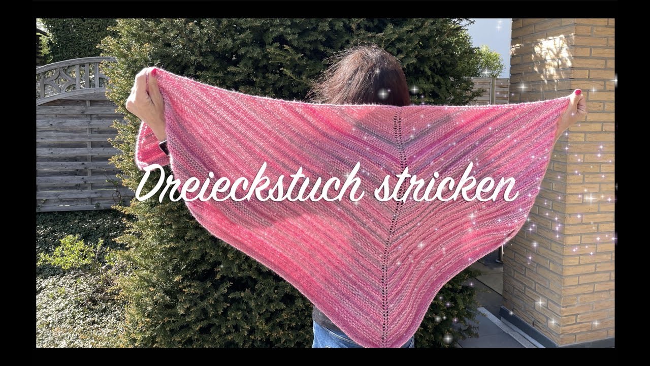 Dreieckstuch stricken Anleitung für Anfänger DIY
