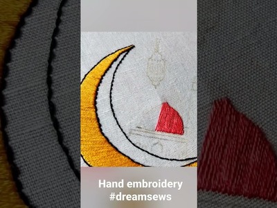 Eid Mubarak hand embroidery #shorts