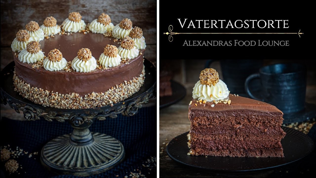 Einfacher geht es fast nicht. Vatertagstorte mit Schokoladencreme. Paradiescreme