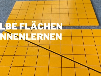Gelbe Flächen oder Satz Dreiecke