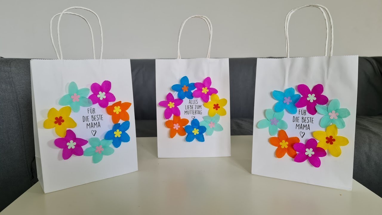 Geschenktüte.Lichttüte zu Muttertag