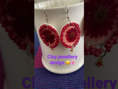 Handmade clay jewellery designs #handmadejewelry #jaipurbluepottery #clayjewelrydesigns #handmade