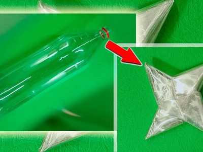 How to make a Ninja Star from Plastic Bottles - Plastics shuriken - Experiment! Plastic origami #diy