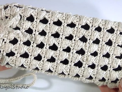 Popular Crochet 3D Stitch.????????CROCHET EASY MOBILE CELL PHONE Case Cover Holder#crochet3d #crocheting