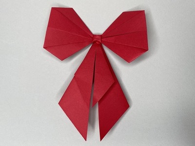 Schleife aus Papier selber basteln Origami DIY ???????? | Wunderschöne Idee zum schmücken von Geschenken
