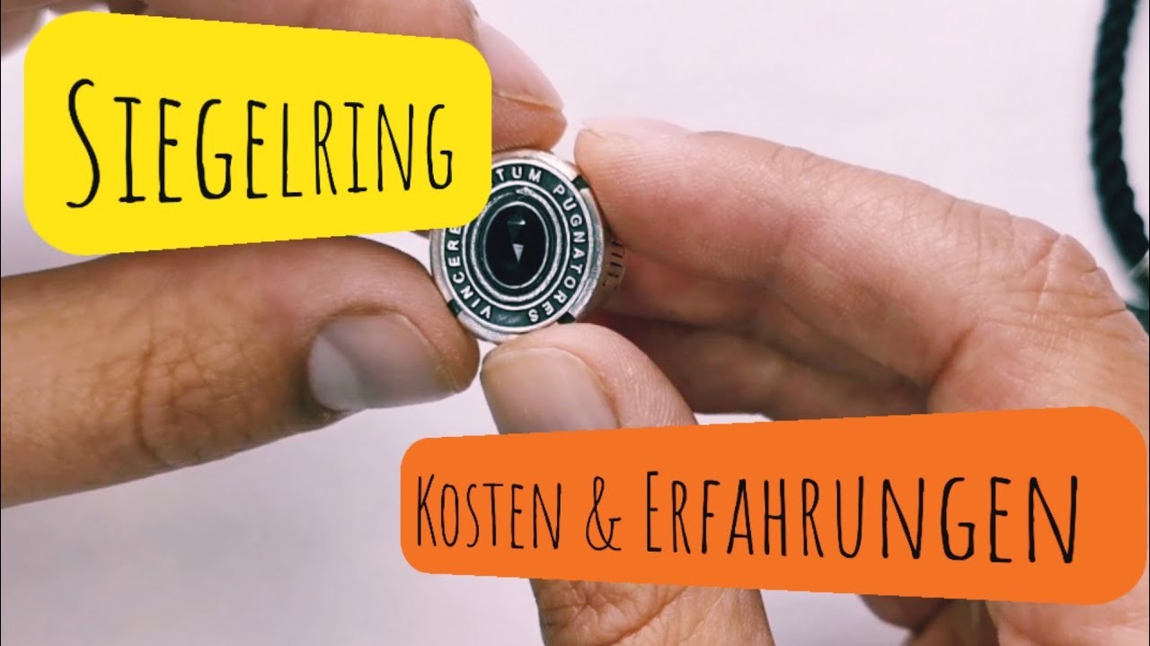 Siegelring Herstellung I Kosten - Erfahrungen