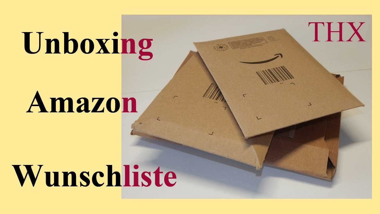 Unboxing Video #2 - Geschenke von euch aus meiner Amazon-Wunschliste