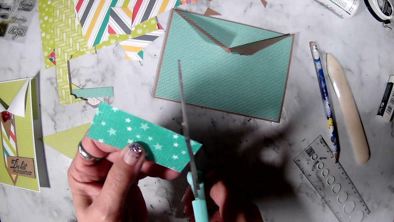 Wir basteln zusammen eine Vatertagskarte # Hemdkarte